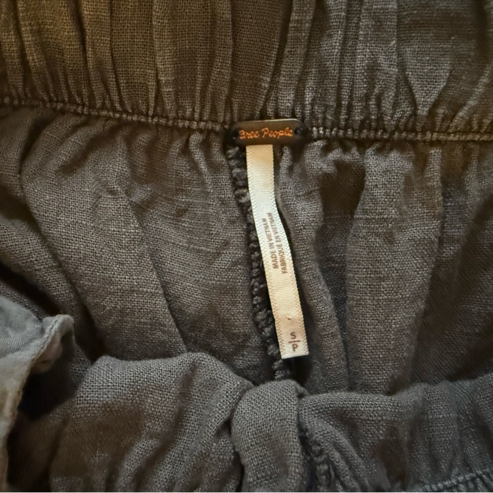 Free People Days End Washed Black Pants Size Small - Picture 6 of 6